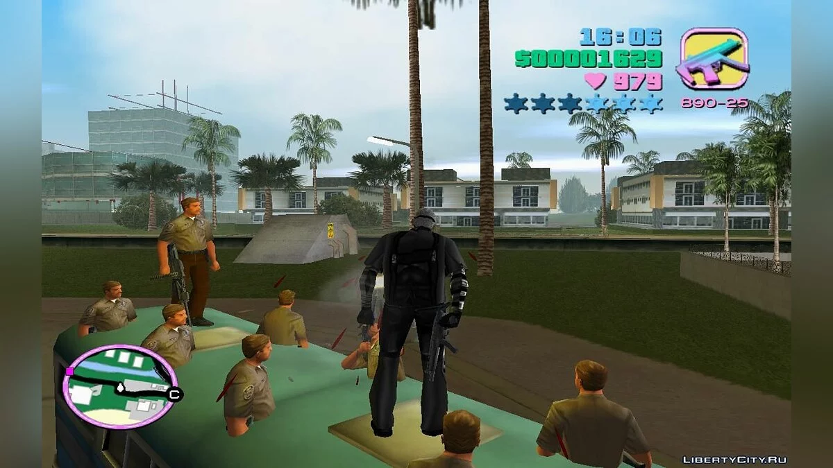 Prison Buses Transporting Inmates with Guards Inside (VC) 2.0 / GTA Vice City