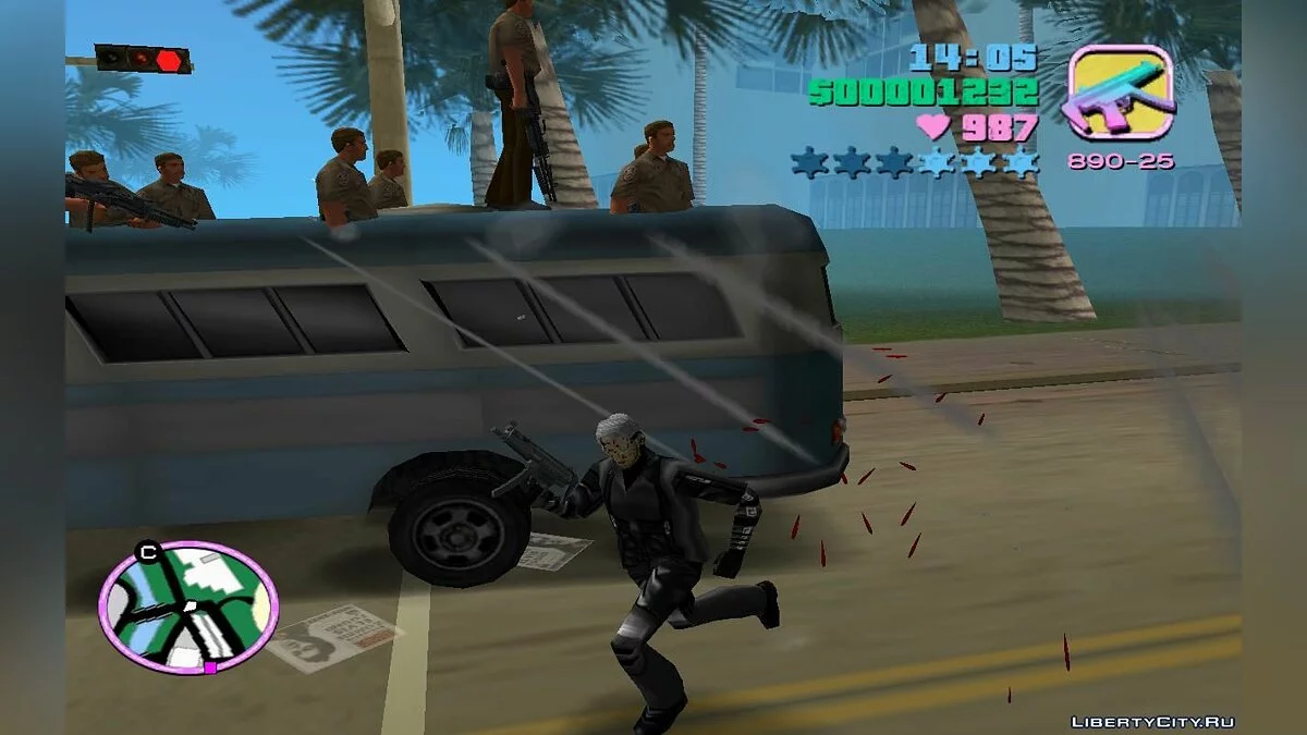 Prison Buses Transporting Inmates with Guards Inside (VC) 2.0 / GTA Vice City