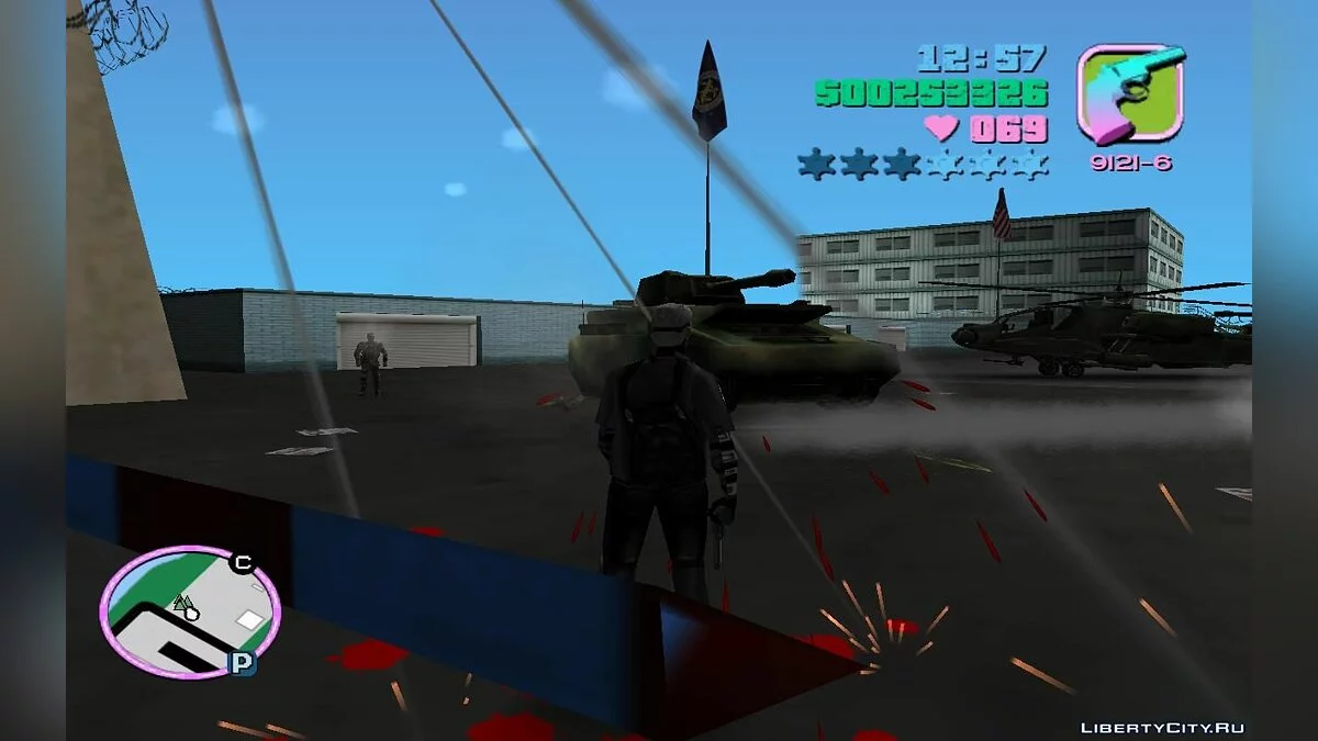 Armored Hunter and Tank Heist from Military Base (VC) 1.2 / GTA Vice City