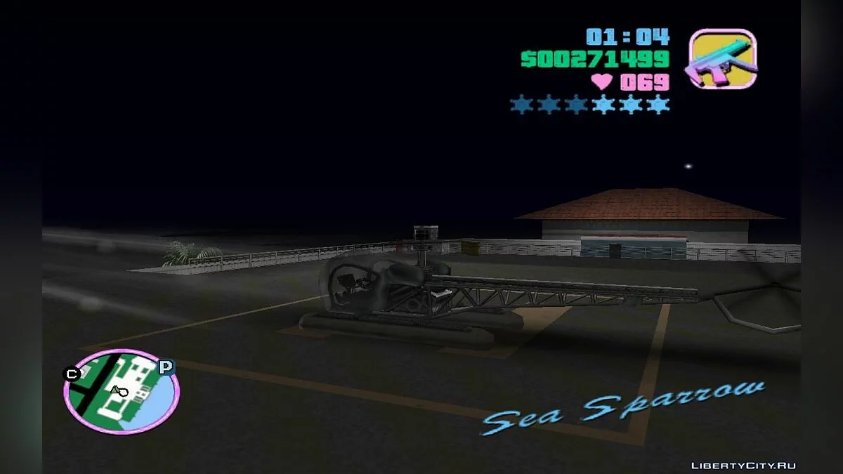 Угон броньованого Морського воробея з даху особняка Діаза (VC) 1.2 / GTA Vice City