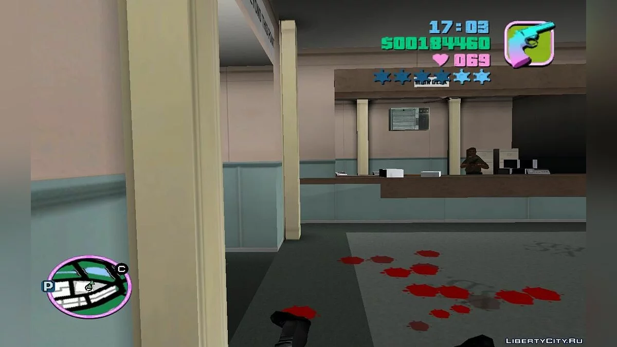 Heist of an Armored Helicopter from the Police Station Roof (VC) 1.2 / GTA Vice City