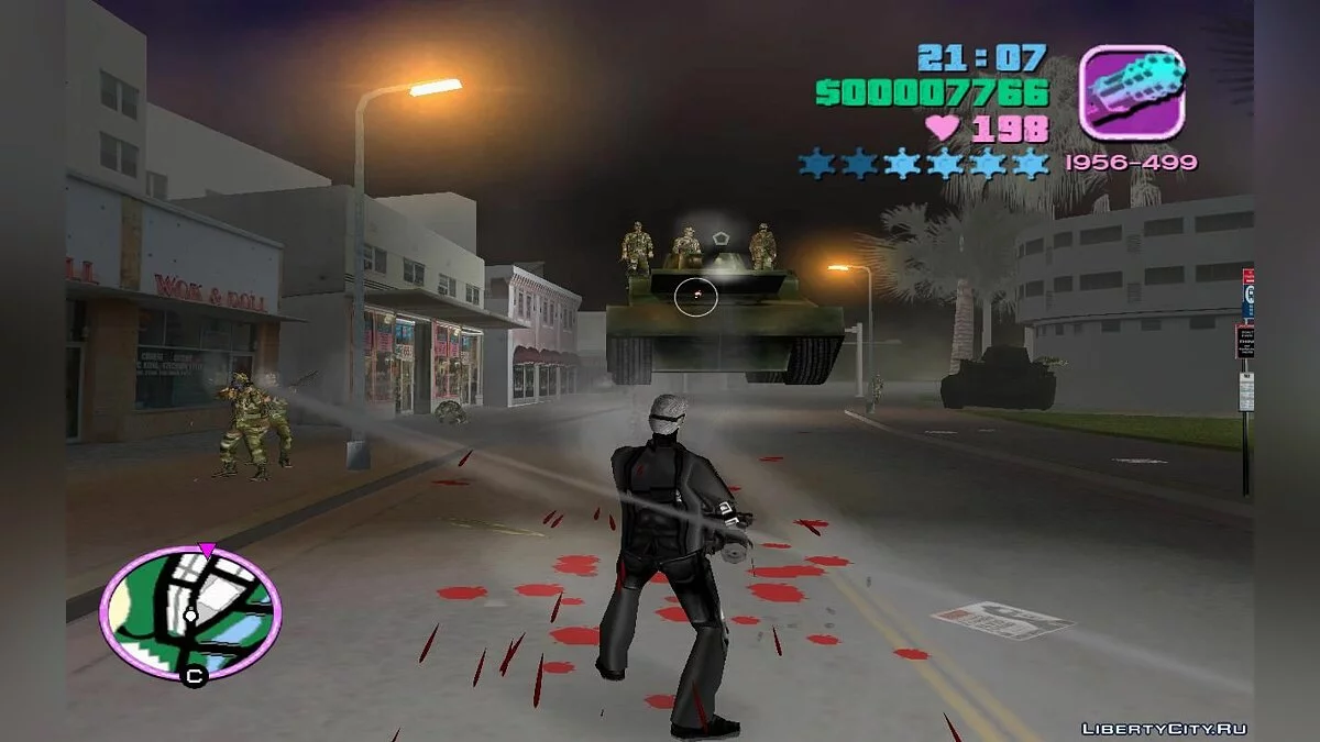 Повітряно-десантні танки Носорогуси з солдатами зверху (VC) 1.3 / GTA Vice City