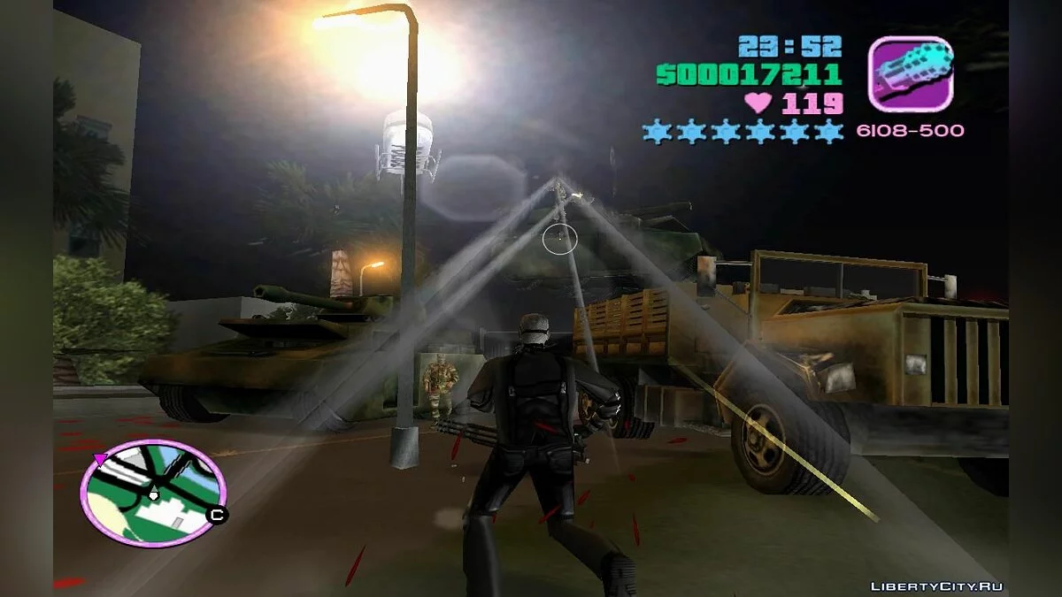 Повітряно-десантні танки Носорогуси з солдатами зверху (VC) 1.3 / GTA Vice City