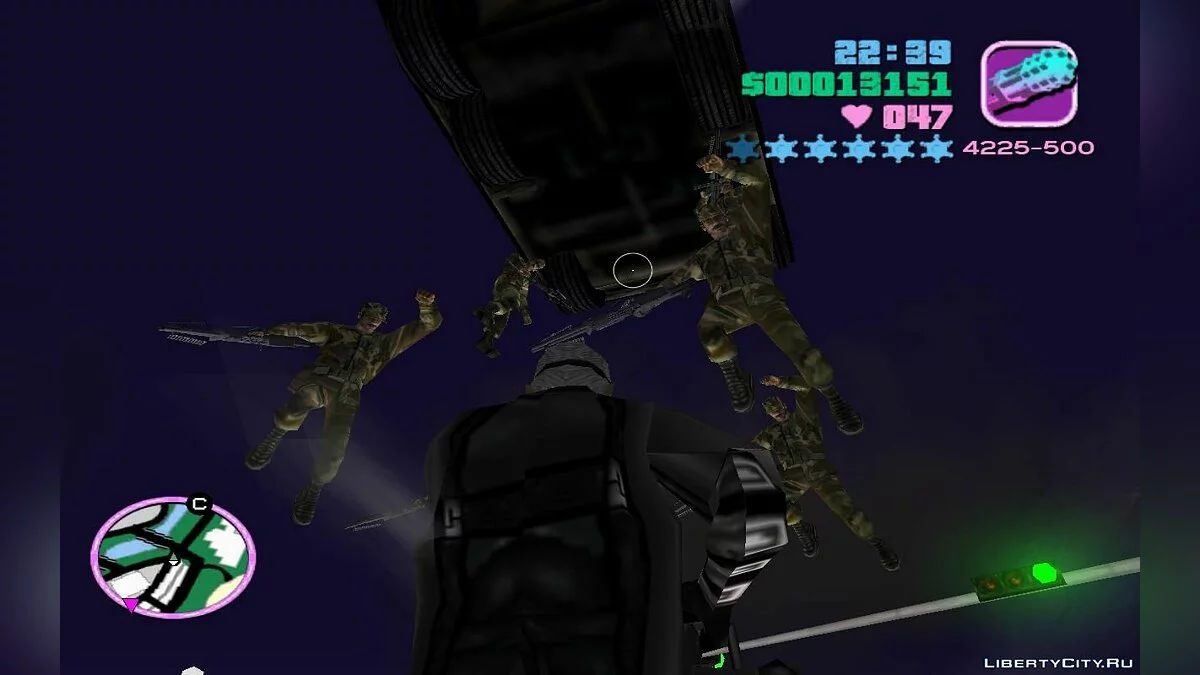 Повітряно-десантні танки Носорогуси з солдатами зверху (VC) 1.3 / GTA Vice City