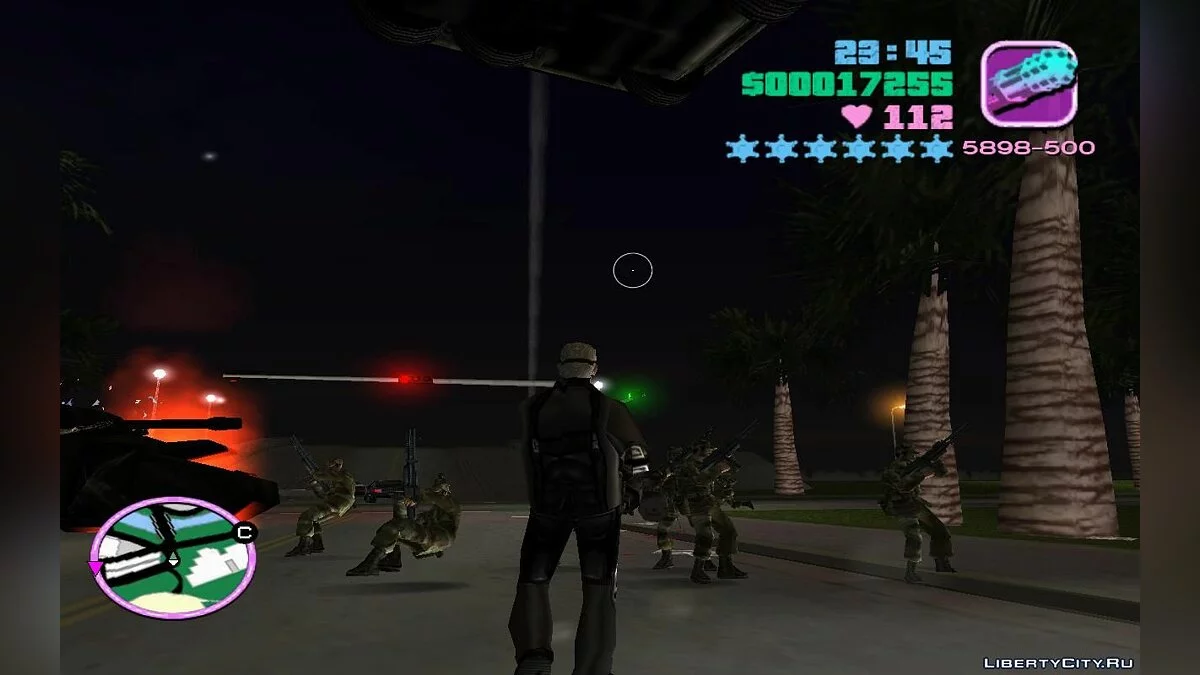 Повітряно-десантні танки Носорогуси з солдатами зверху (VC) 1.3 / GTA Vice City