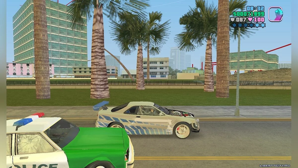 Сховати рівень розшуку / GTA Vice City