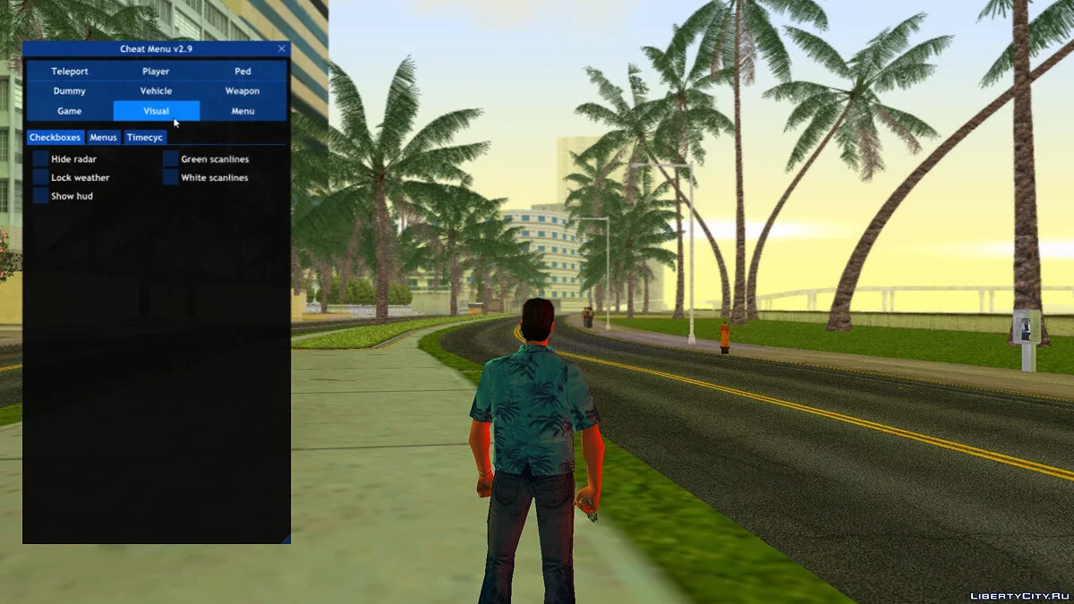 Cheat Menu v3.2 / GTA Vice City