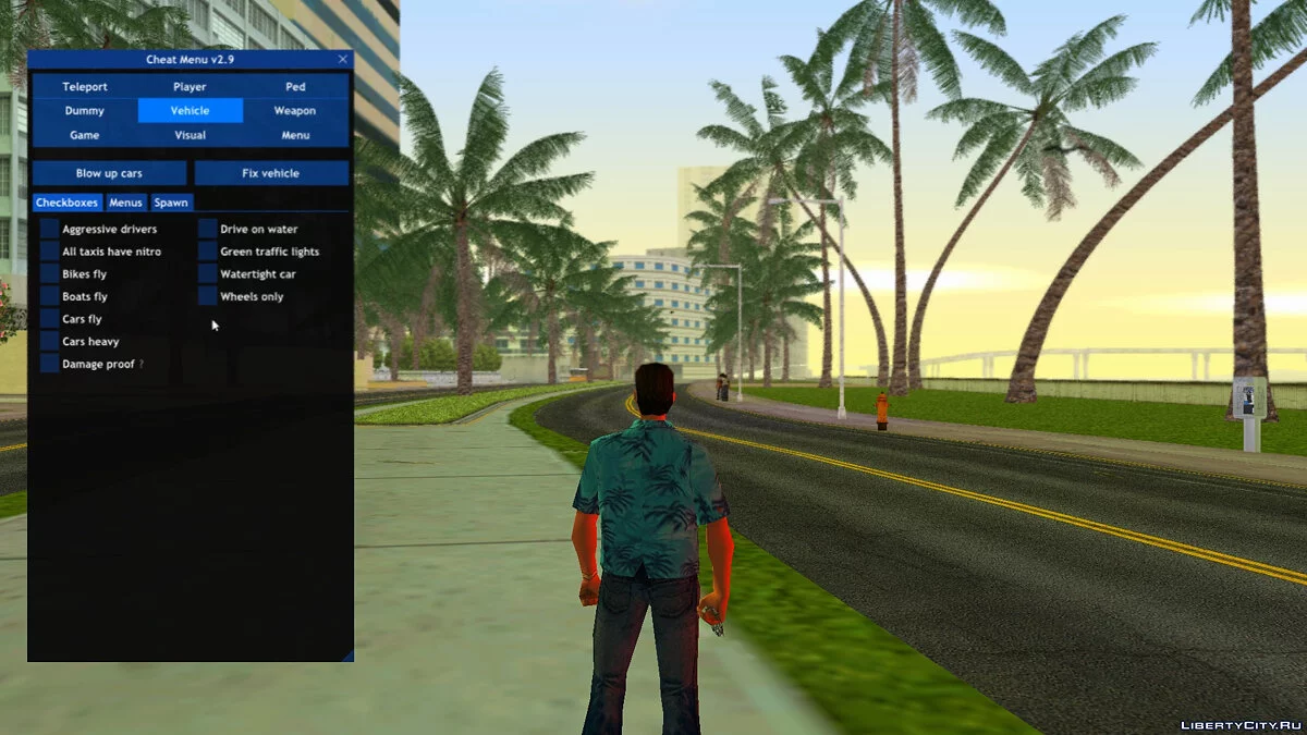 Cheat Menu v3.2 / GTA Vice City