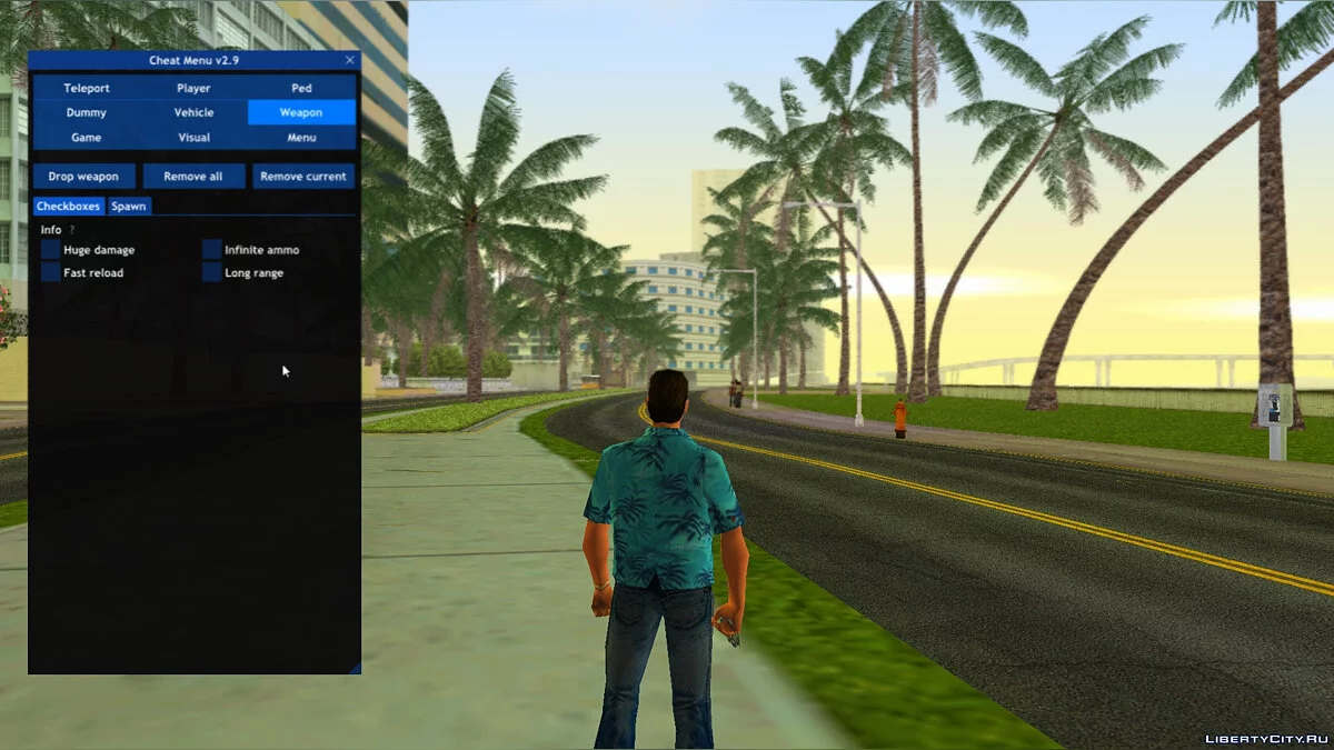 Cheat Menu v3.2 / GTA Vice City