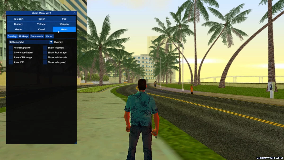 Cheat Menu v3.2 / GTA Vice City