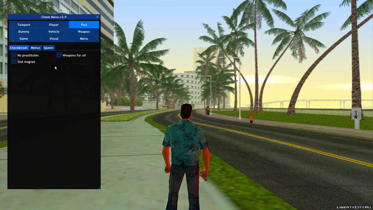 Cheat Menu v3.2 / GTA Vice City