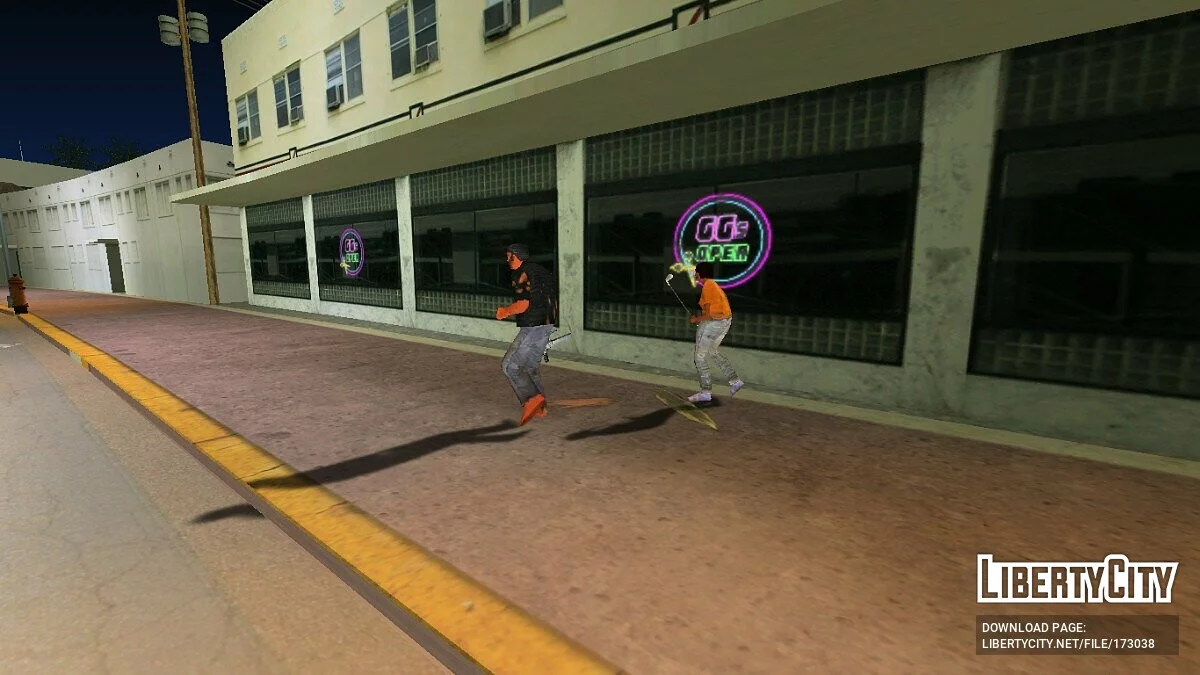Ombres dynamiques pour les passants / GTA Vice City