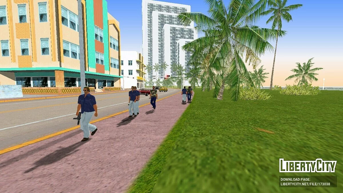 Ombres dynamiques pour les passants / GTA Vice City