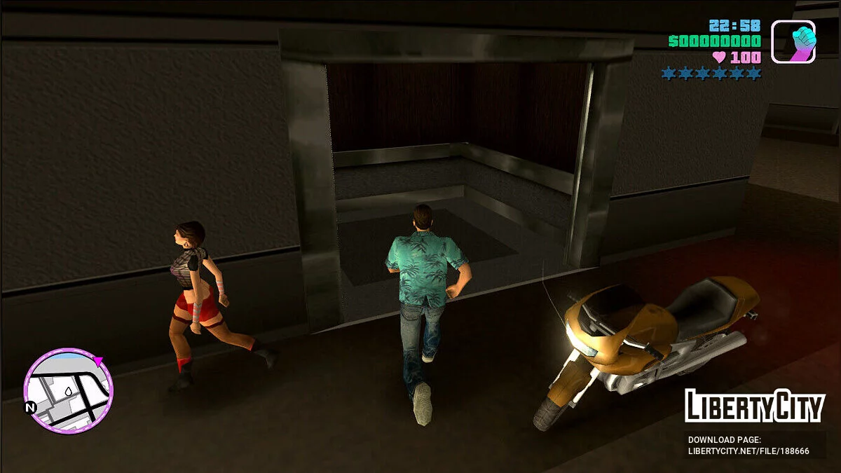 A working elevator in the Downtown office / GTA Vice City