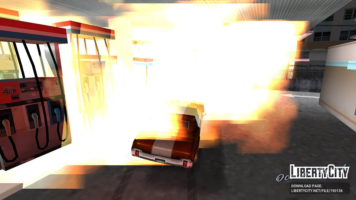 Виправлення заправки + виправлення бочок / GTA Vice City