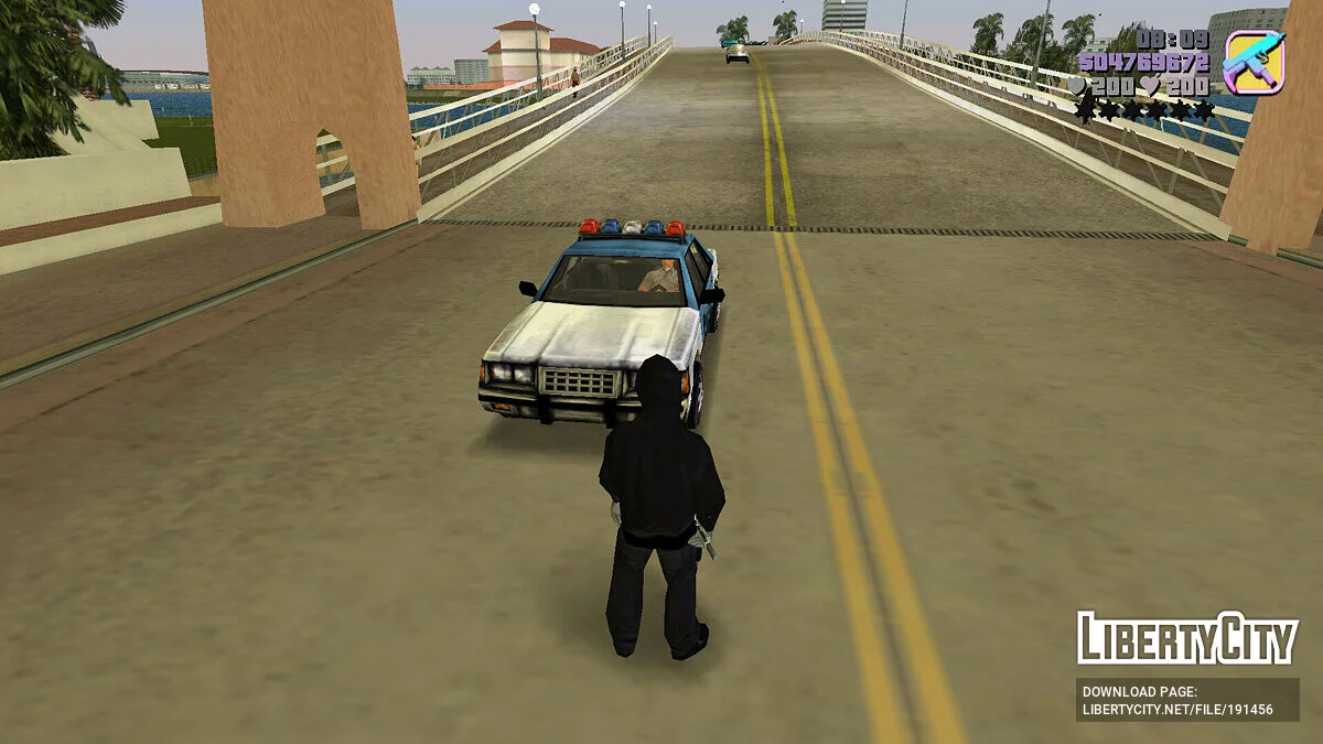 Drivers reacting to weapons / GTA Vice City