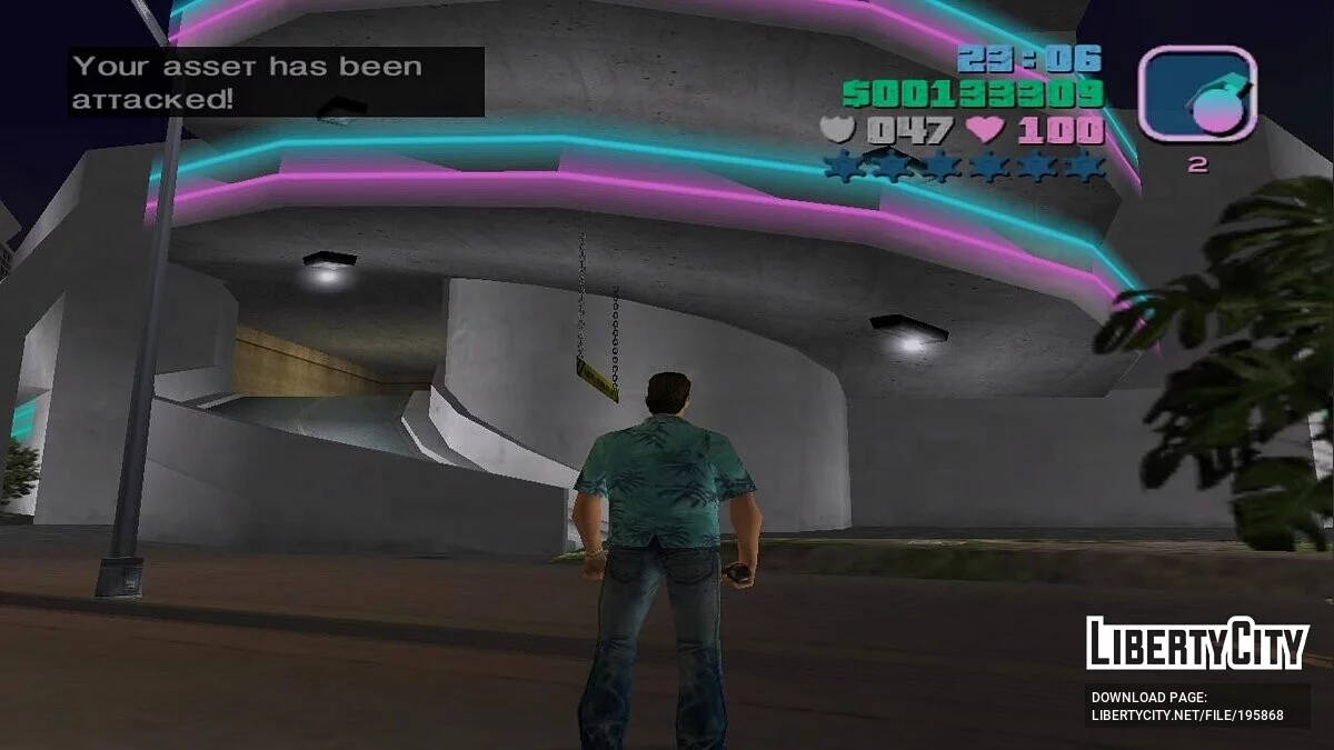 Покупка всього транспорту на даху стоянки торгового центру / GTA Vice City