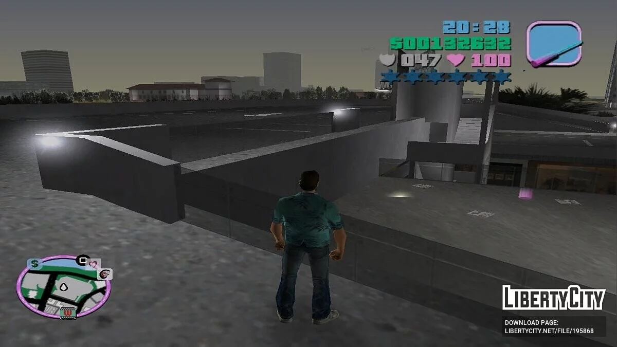 Покупка всього транспорту на даху стоянки торгового центру / GTA Vice City