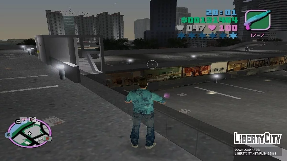 Покупка всього транспорту на даху стоянки торгового центру / GTA Vice City