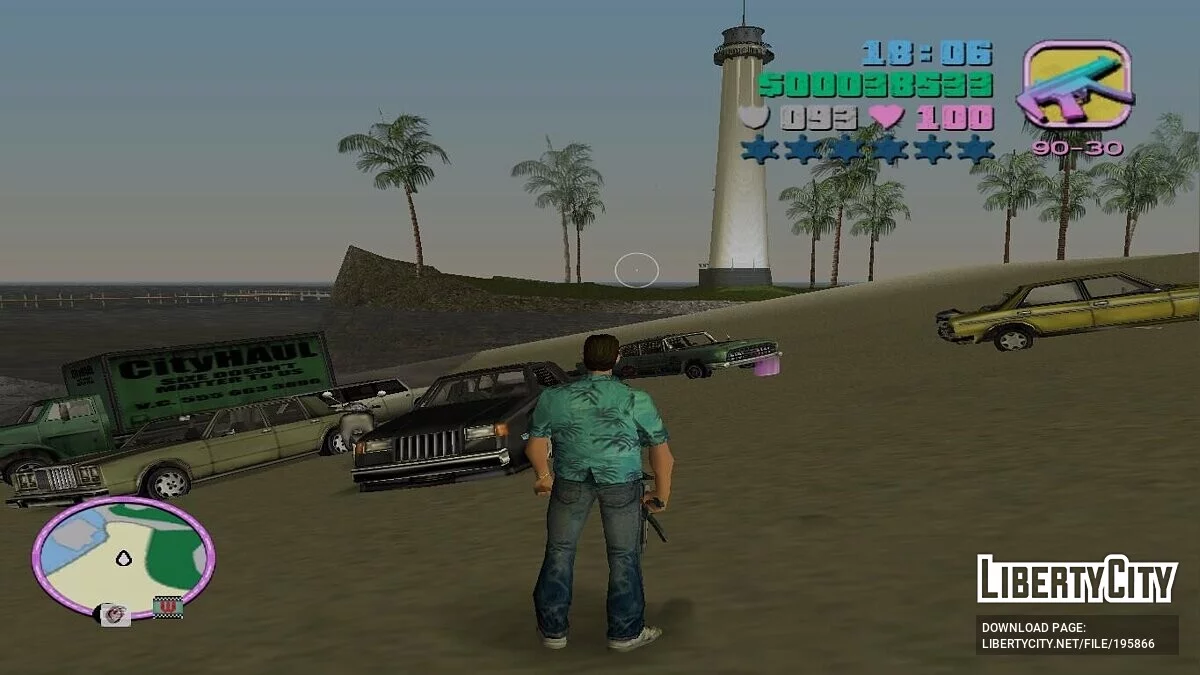 Покупка всього транспорту у маяка / GTA Vice City
