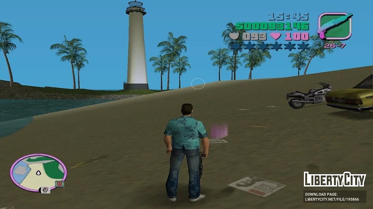 Покупка всього транспорту у маяка / GTA Vice City
