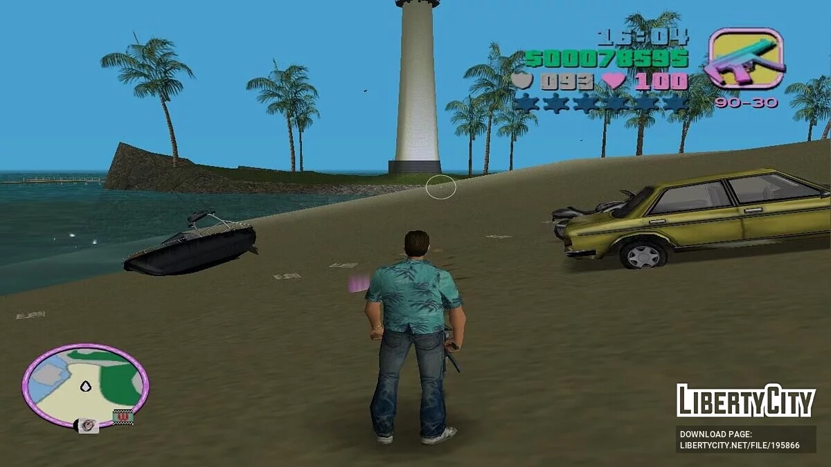 Покупка всього транспорту у маяка / GTA Vice City