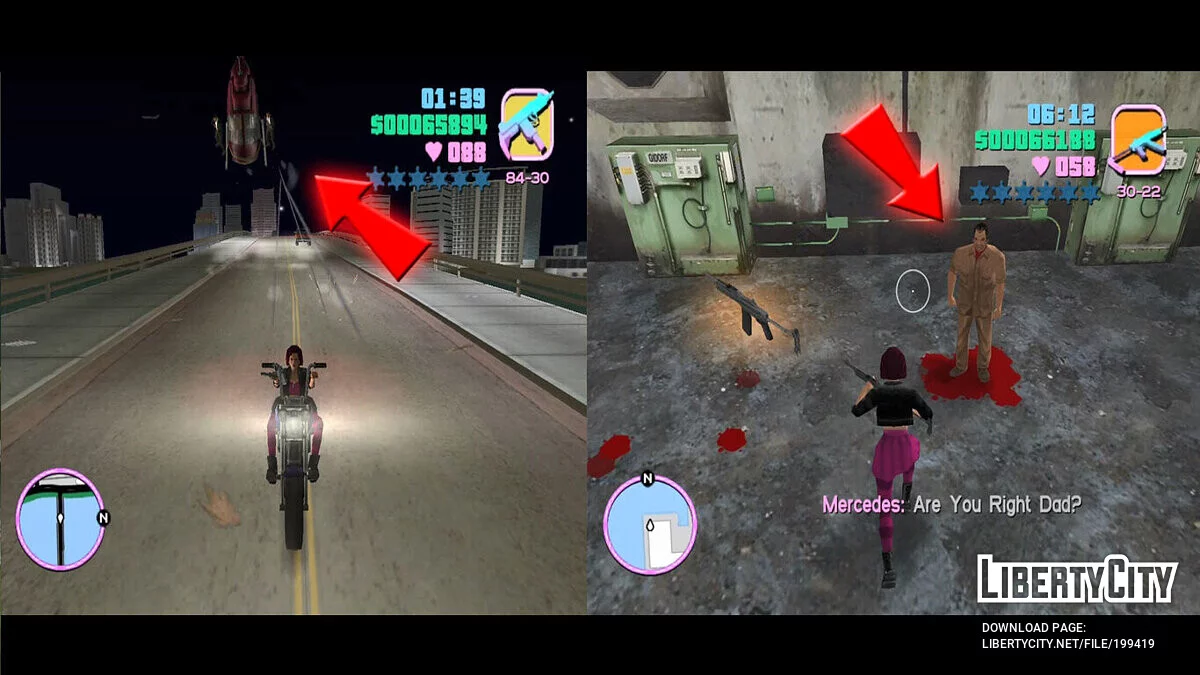 Mercedes Mission Pack / GTA Vice City