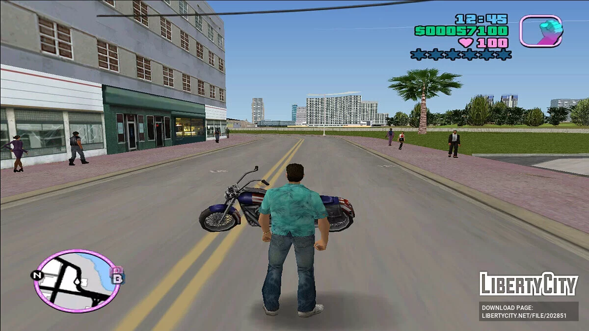 Wear Helmet / GTA Vice City