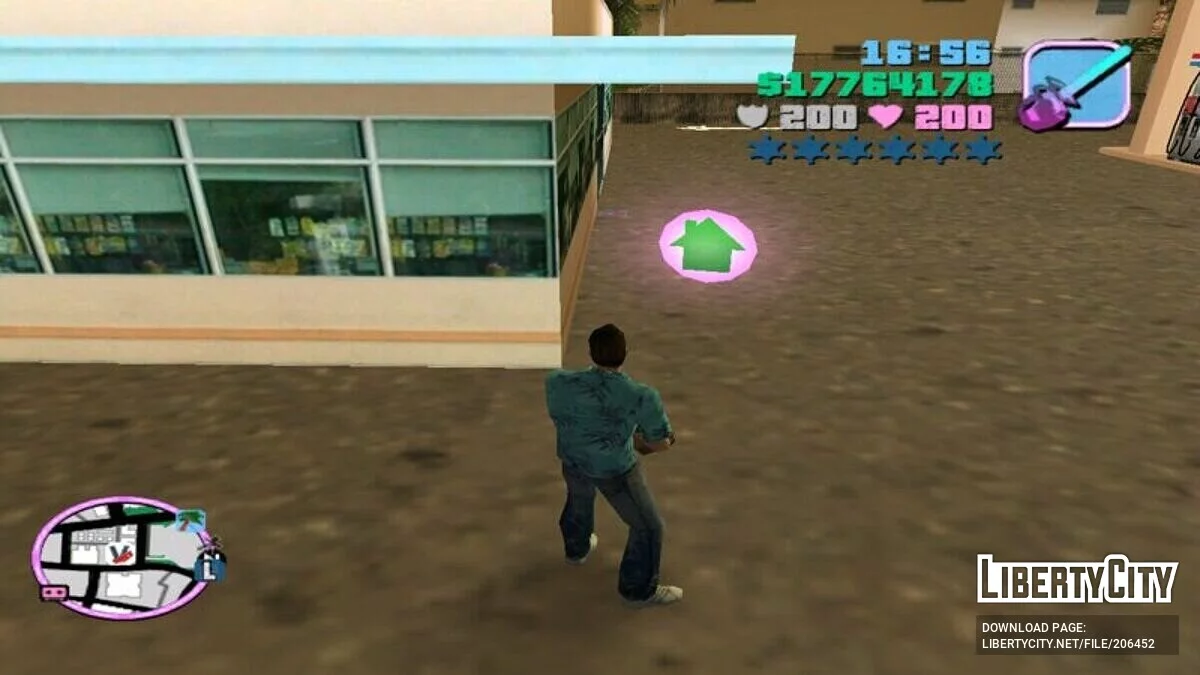 Stations de lavage de voitures fonctionnelles et sauvegarde de la partie / GTA Vice City