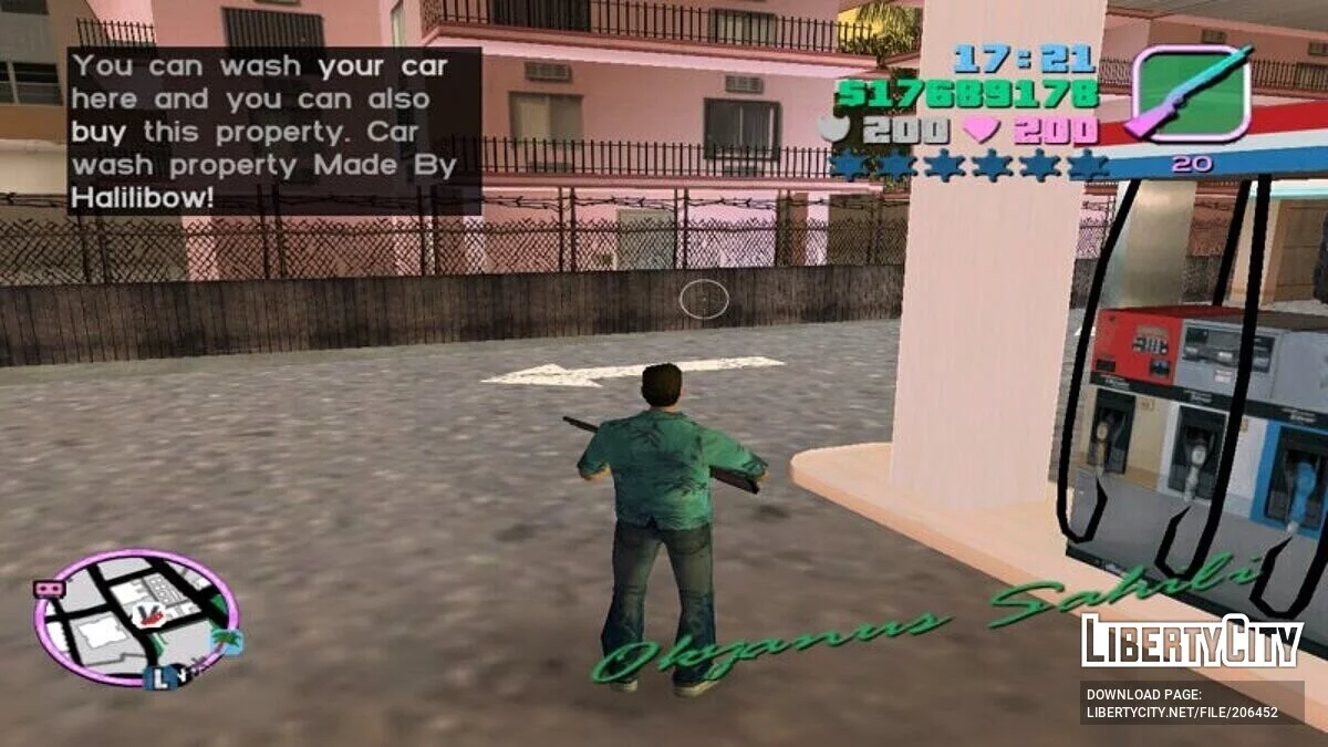 Stations de lavage de voitures fonctionnelles et sauvegarde de la partie / GTA Vice City