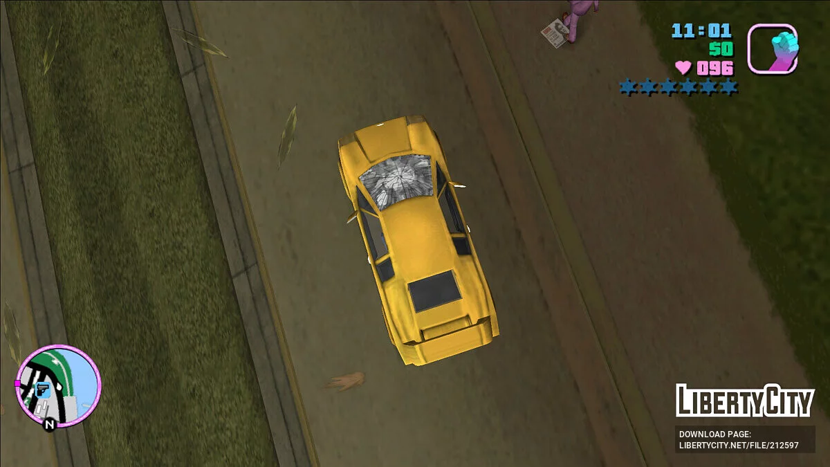 Cámara superior (como GTA 1, 2 y Londres) / GTA Vice City