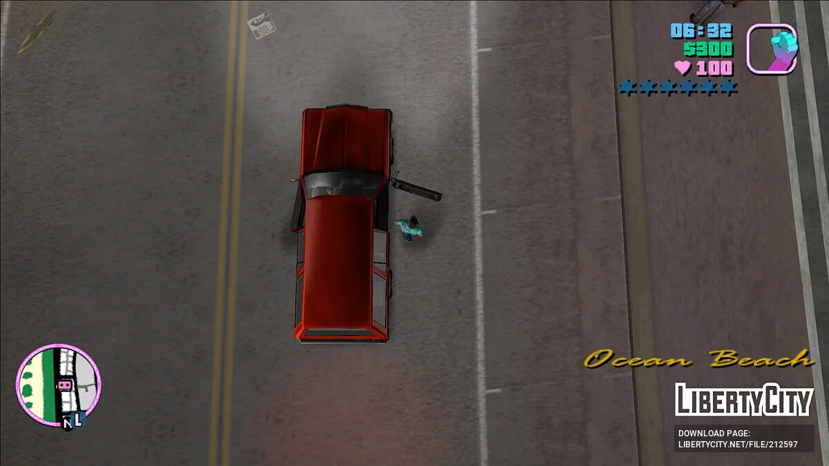 Cámara superior (como GTA 1, 2 y Londres) / GTA Vice City