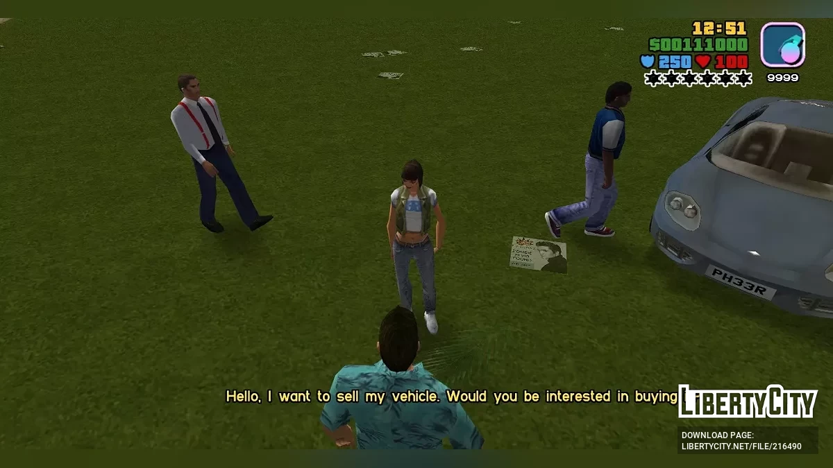 Vendedor de carros / GTA Vice City