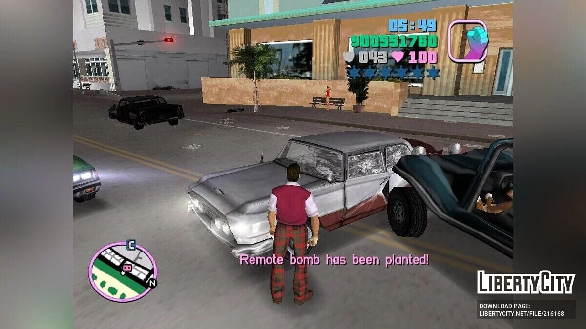 Бомба з дистанційним керуванням / GTA Vice City
