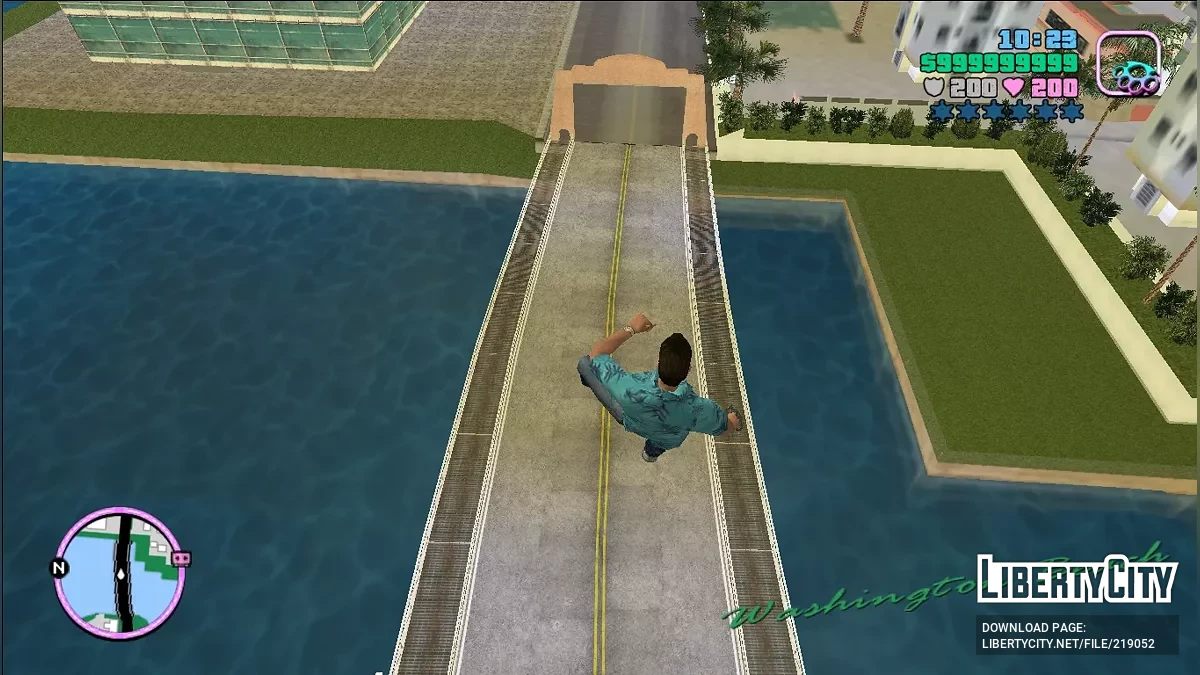 Вибухи під час стрибка Томмі / GTA Vice City