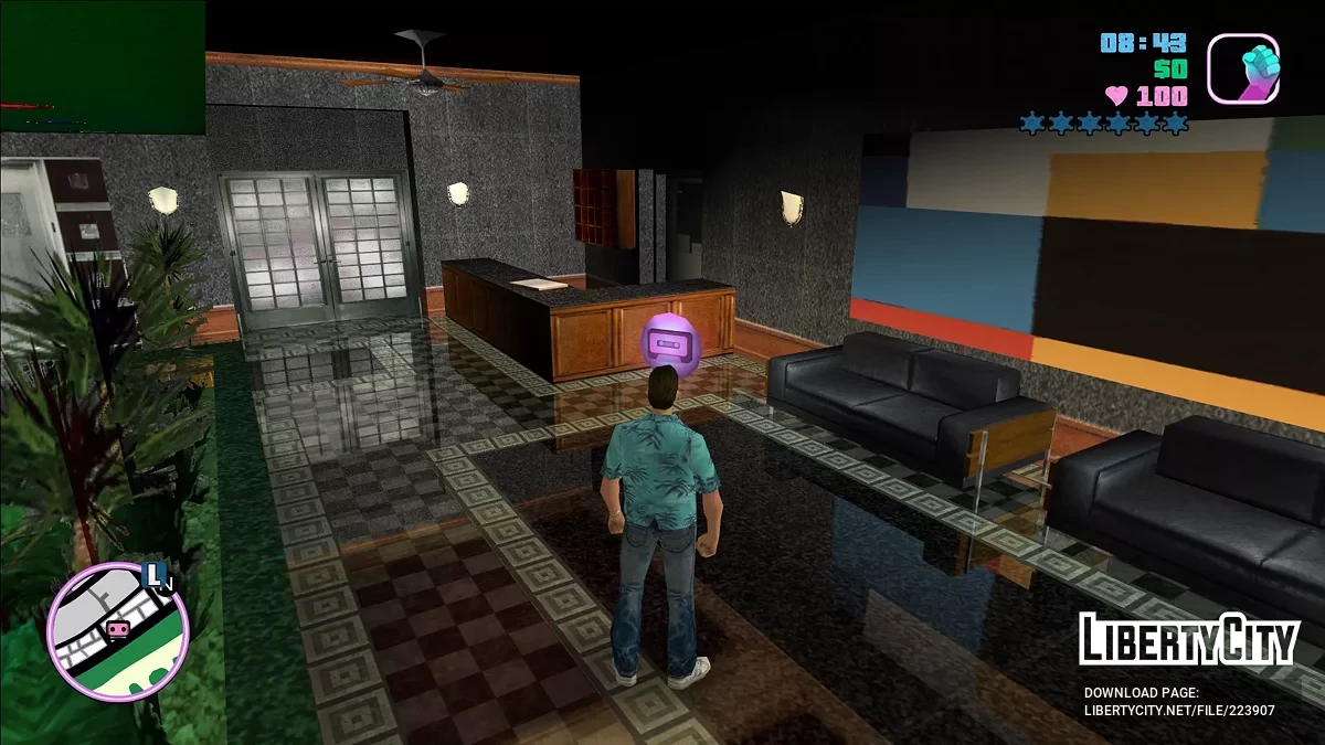 Відключення зміщення часу при збереженні / GTA Vice City