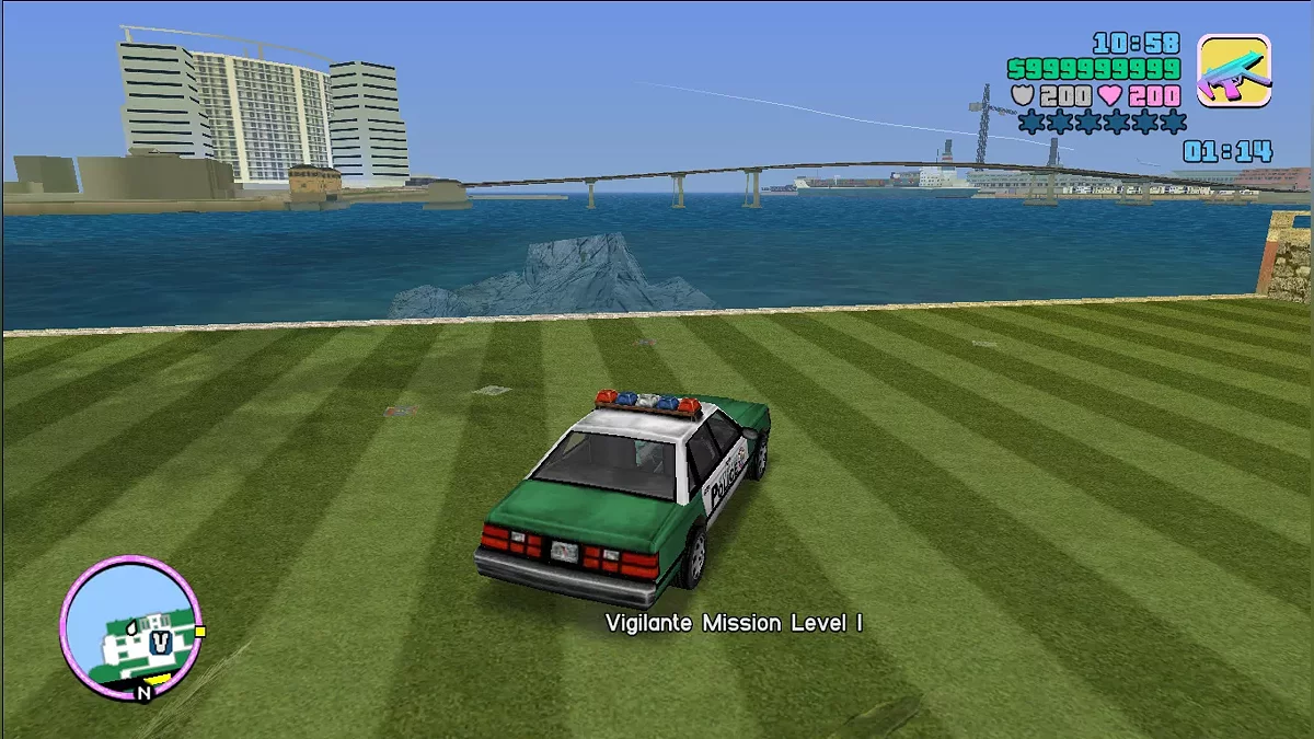 Never Wanted In Vigilante (VC) / GTA Vice City