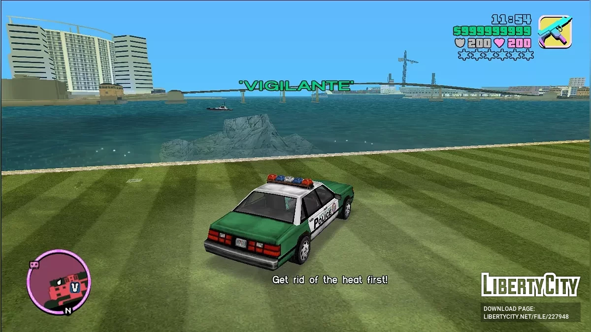 Never Wanted In Vigilante (VC) / GTA Vice City