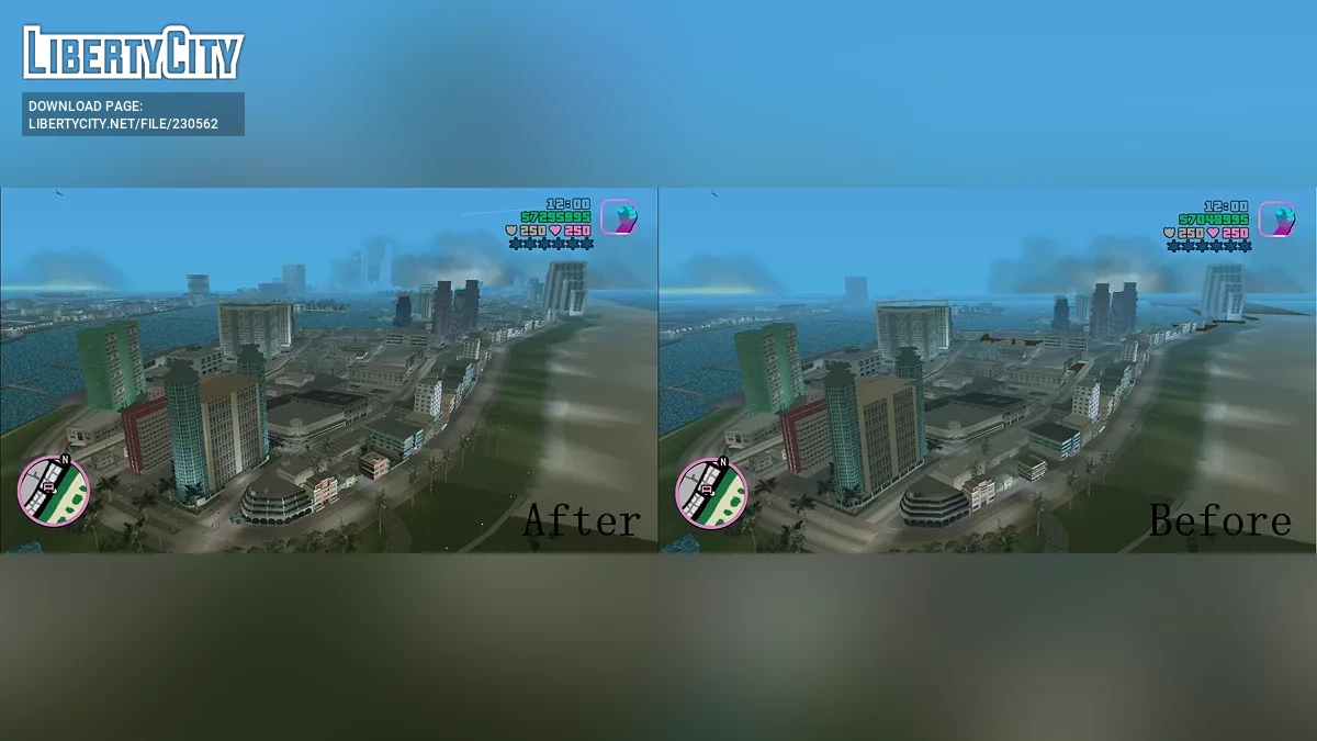 Ультра Дальність Прорисовки / GTA Vice City