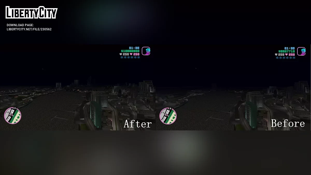 Ультра Дальність Прорисовки / GTA Vice City