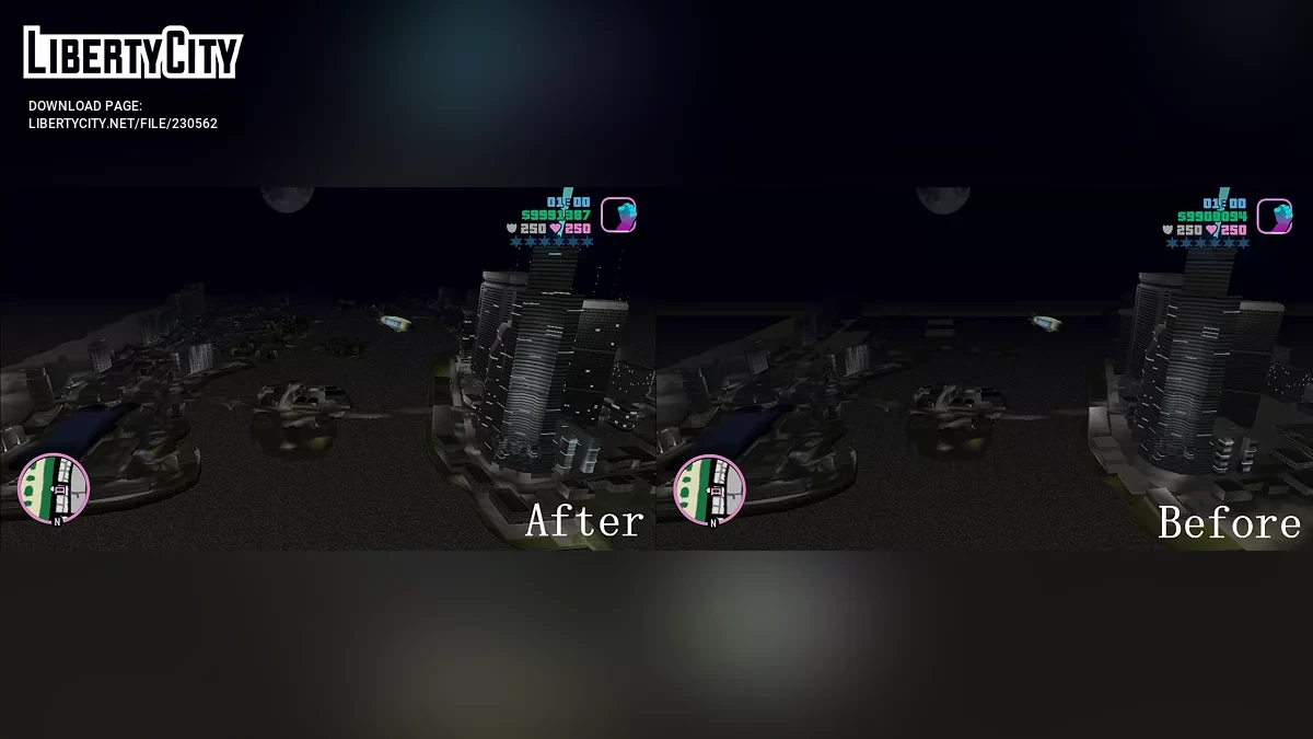 Ультра Дальність Прорисовки / GTA Vice City