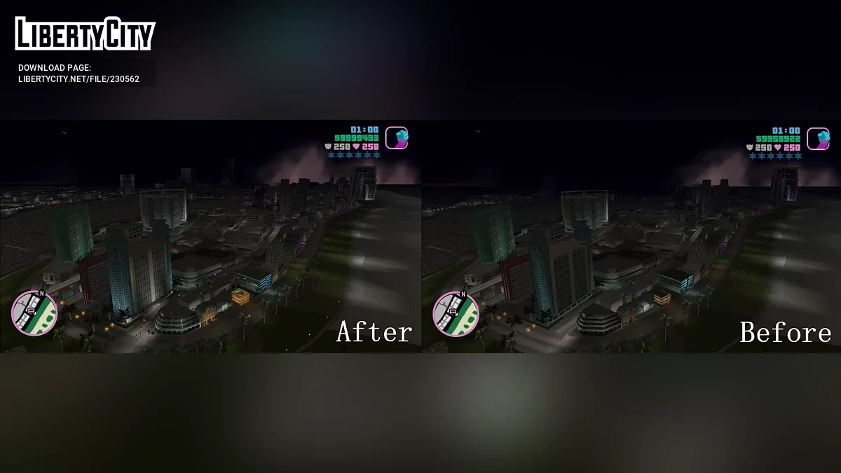 Ультра Дальність Прорисовки / GTA Vice City