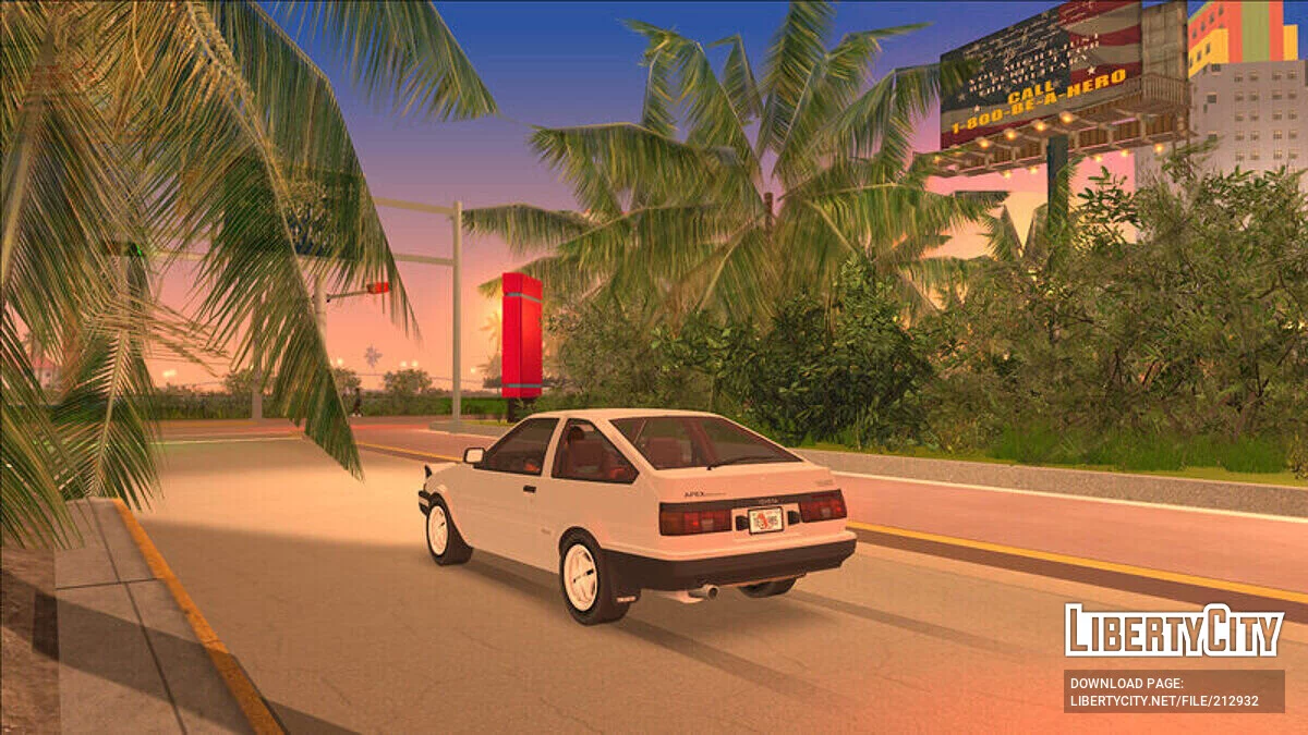 Toyota Sprinter Trueno AE86 '85 / جي تي إيه فايس سيتي