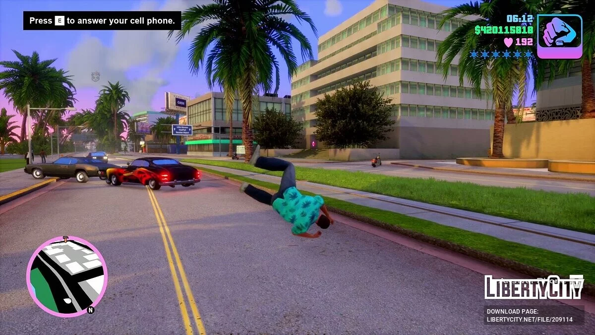 Euphoria Ragdoll Animation / GTA Vice City: The Definitive Edition
