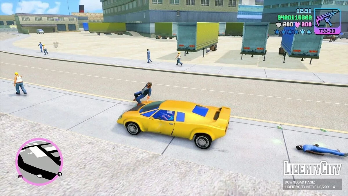 Euphoria Ragdoll Animation / GTA Vice City: The Definitive Edition