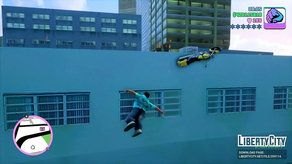 Euphoria Ragdoll Animation / GTA Vice City: The Definitive Edition