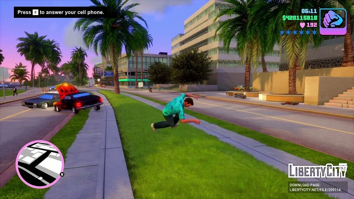 Euphoria Ragdoll Animation / GTA Vice City: The Definitive Edition