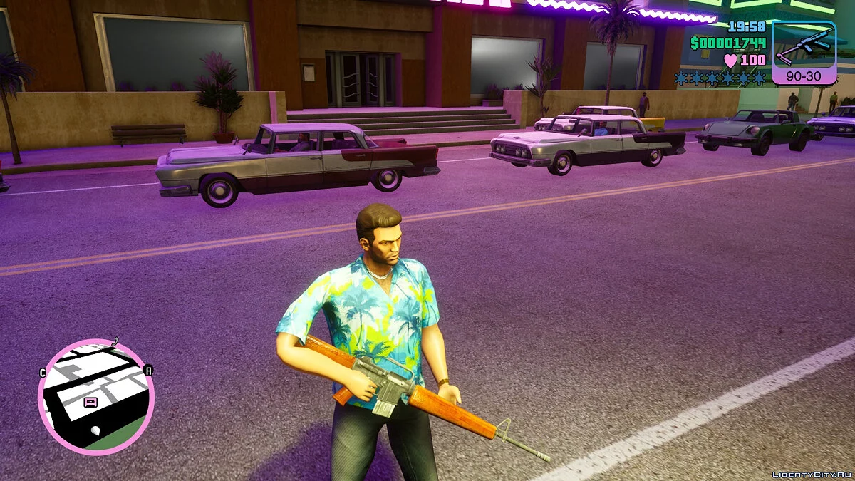 来自 Fallout New Vegas 的 Service rifle / GTA 维斯市:终极版