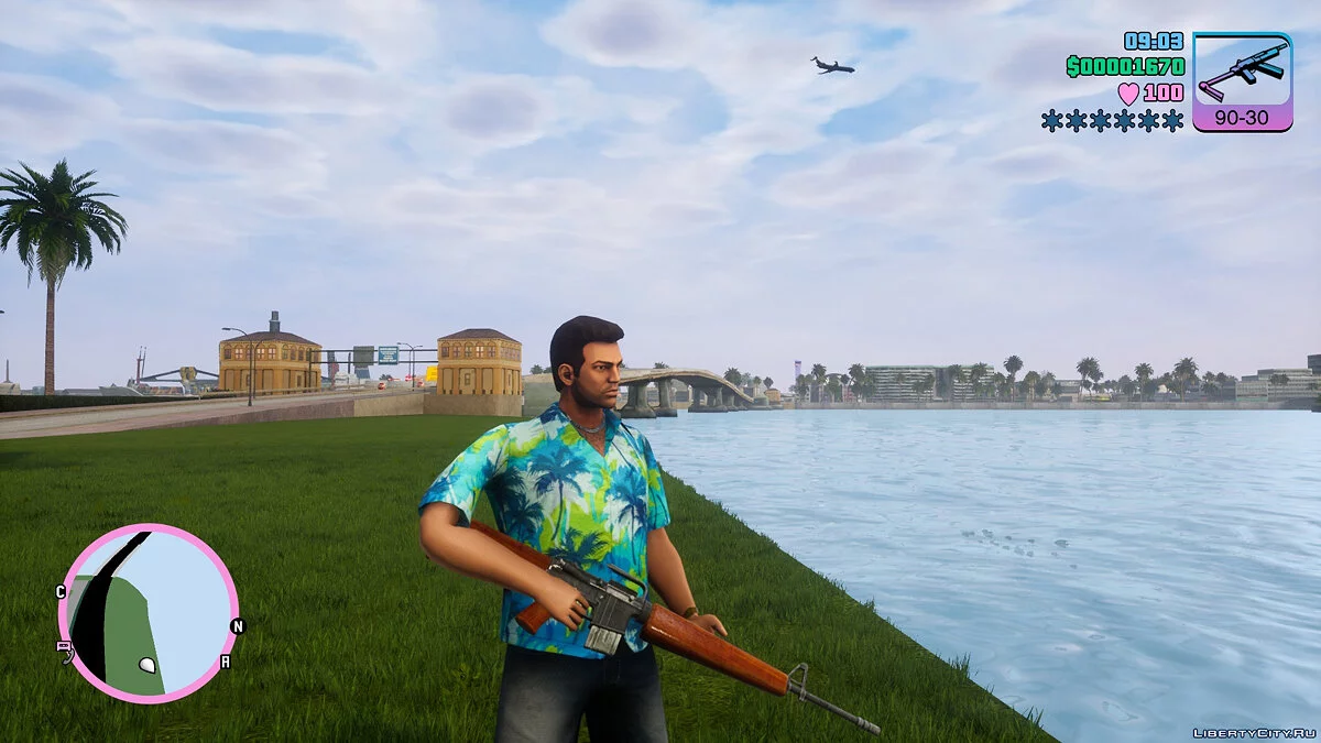 来自 Fallout New Vegas 的 Service rifle / GTA 维斯市:终极版