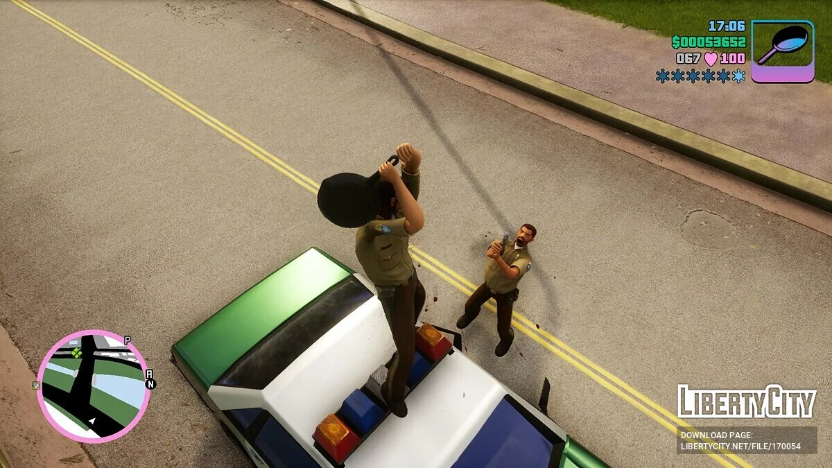 Сковорода з Team Fortress 2 / GTA Vice City: The Definitive Edition